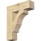 Ekena Millwork Balboa Block Rough Sawn Bracket, Douglas Fir, 6"W x 24"D x 28"H BKT06X24X28BOA05RDF - alternate 1